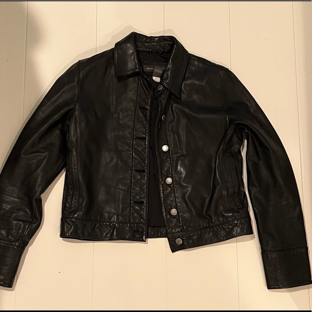 Vintage Banana Republic Leather Jacket